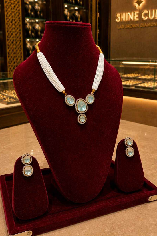 Kundal-Polki Short Necklace NS-13