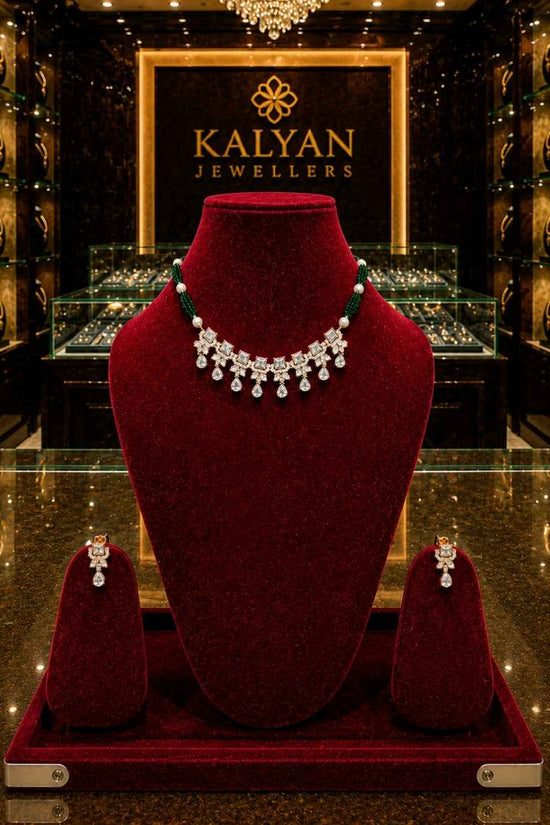 Kundal-Polki Short Necklace NS-14