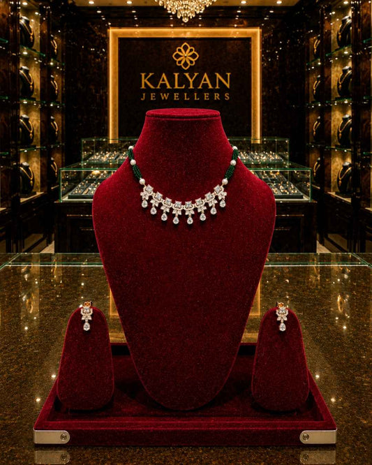 Kundal-Polki Short Necklace NS-14