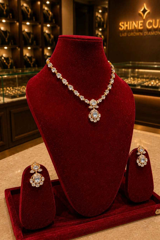 Kundal-Polki Short Necklace NS-15