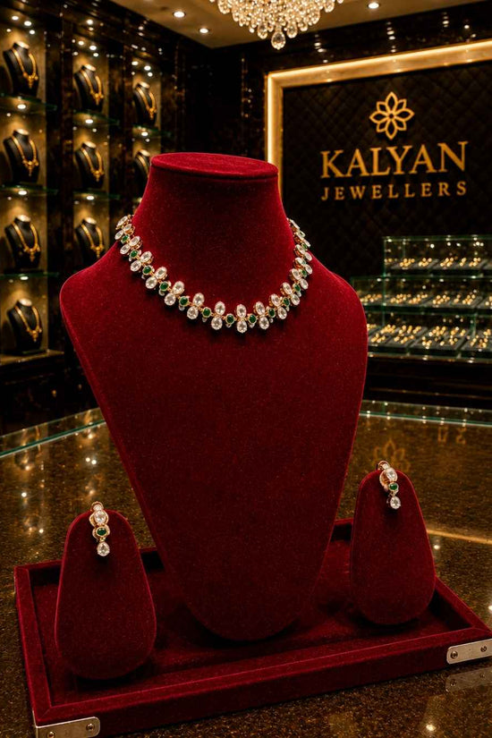 Kundal-Polki Short Necklace NS-16