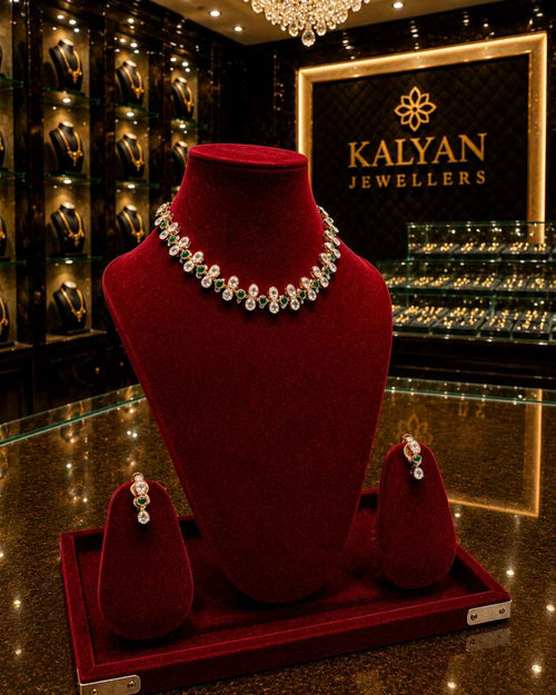 Kundal-Polki Short Necklace NS-16