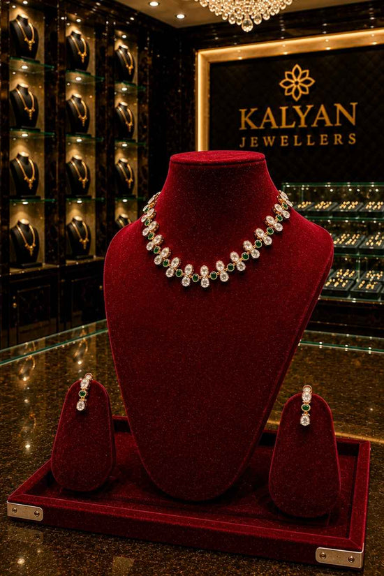 Kundal-Polki Short Necklace NS-16