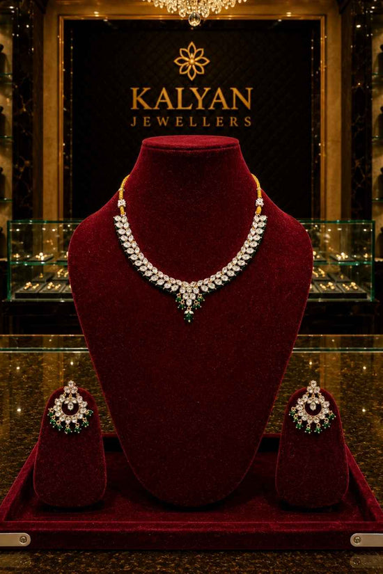Kundal-Polki Short Necklace NS-18