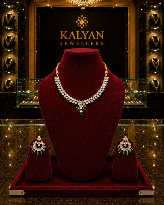 Kundal-Polki Short Necklace NS-18