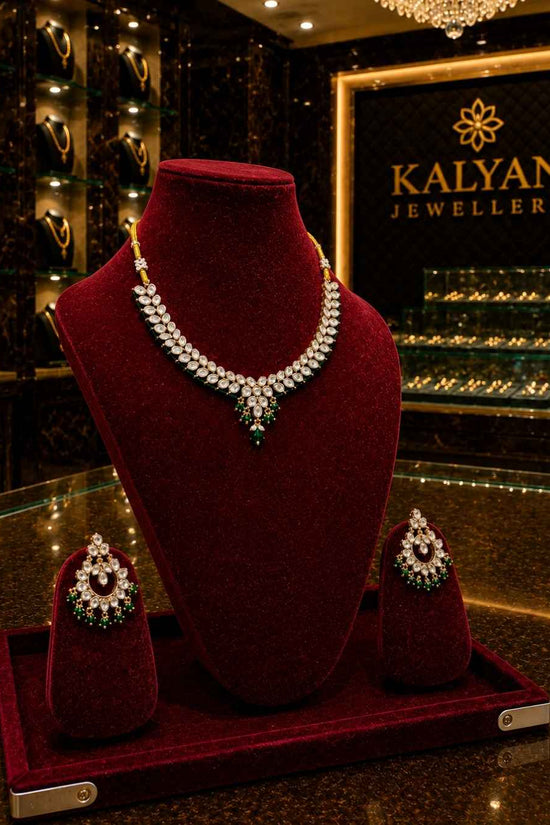 Kundal-Polki Short Necklace NS-18