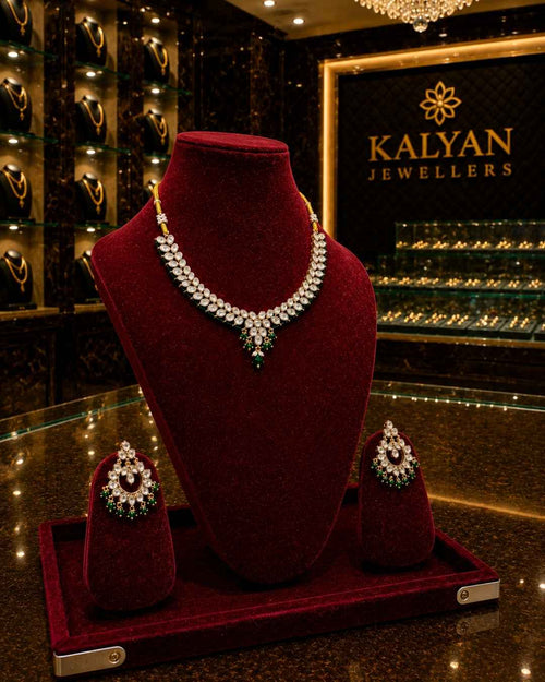 Kundal-Polki Short Necklace NS-18