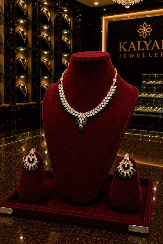 Kundal-Polki Short Necklace NS-18