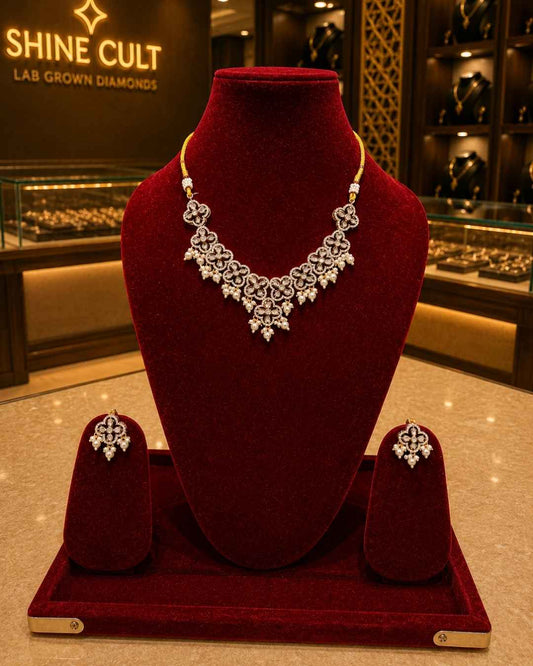 Kundal-Polki Short Necklace NS-19