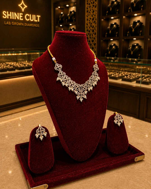 Kundal-Polki Short Necklace NS-19