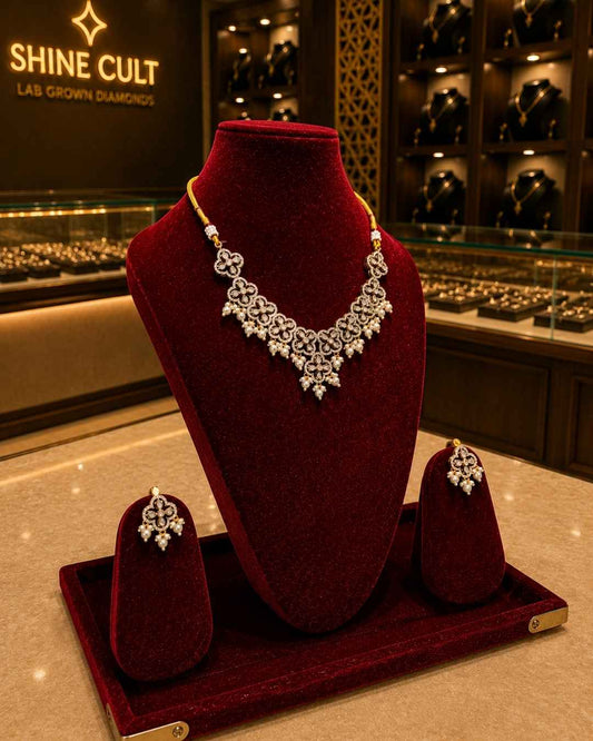 Kundal-Polki Short Necklace NS-19