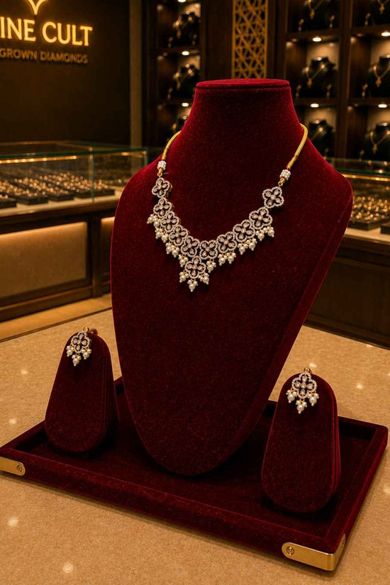 Kundal-Polki Short Necklace NS-19
