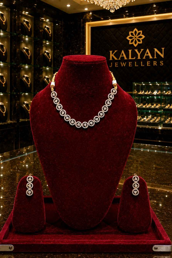 Kundal-Polki Short Necklace NS-20