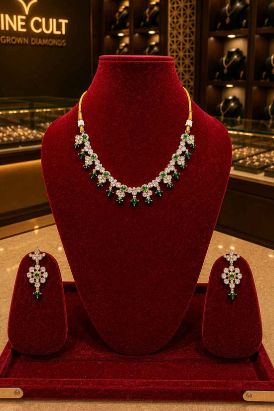 Kundal-Polki Short Necklace NS-21