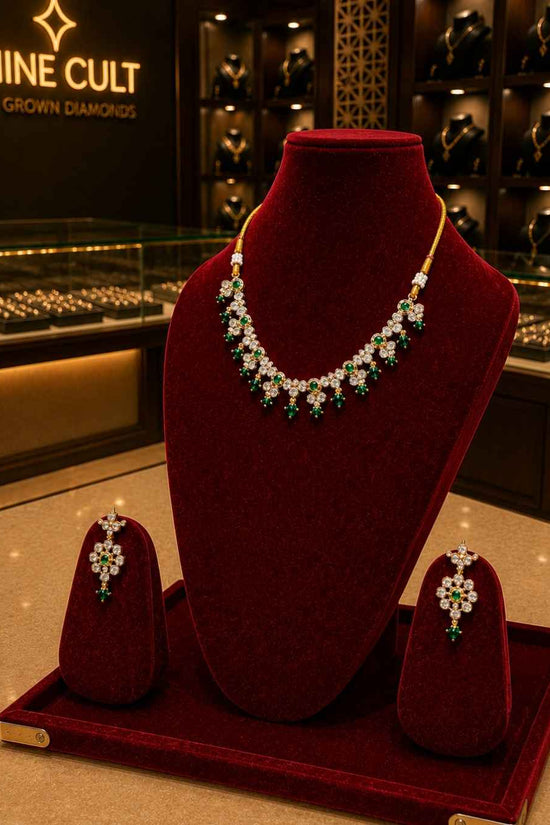Kundal-Polki Short Necklace NS-21