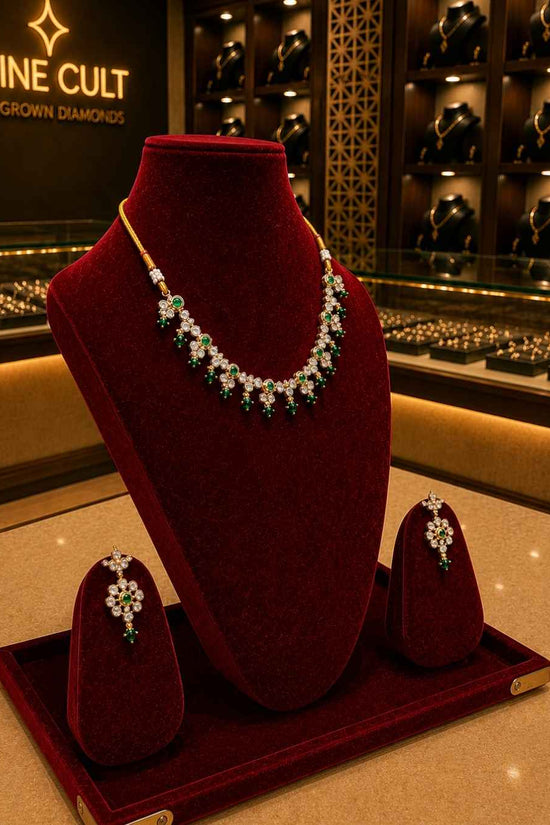 Kundal-Polki Short Necklace NS-21