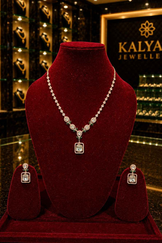 Kundal-Polki Short Necklace NS-22