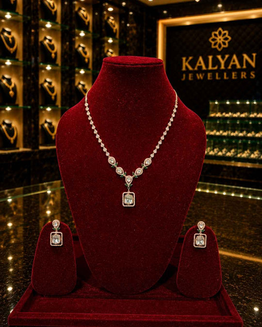 Kundal-Polki Short Necklace NS-22