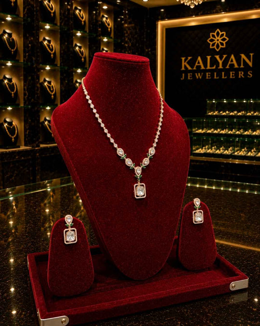 Kundal-Polki Short Necklace NS-22