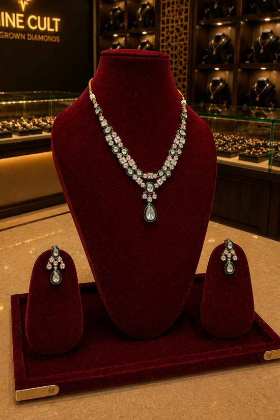 Kundal-Polki Short Necklace NS-23