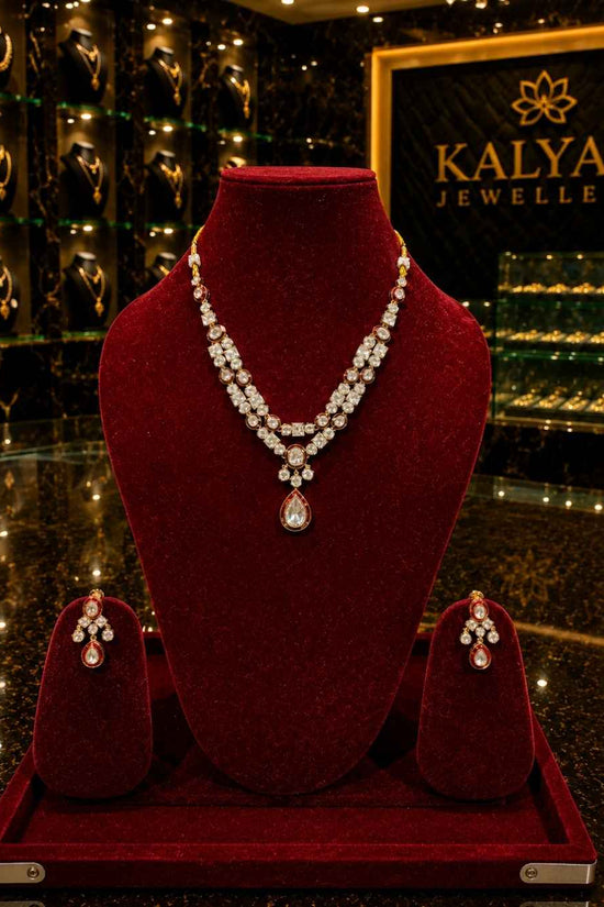 Kundal-Polki Short Necklace NS-24