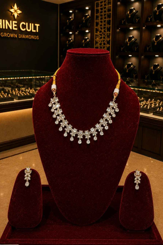 Kundal-Polki Short Necklace NS-26