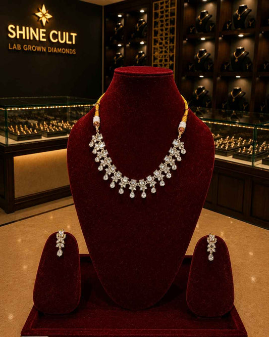 Kundal-Polki Short Necklace NS-26