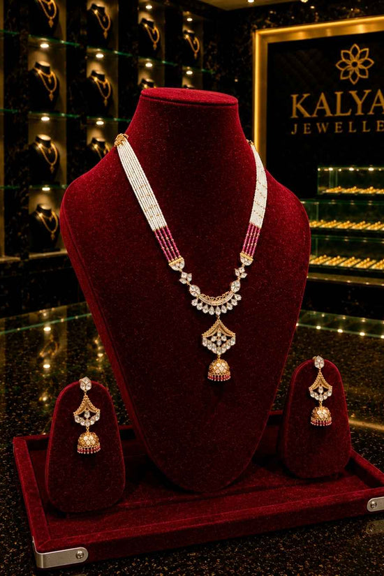 Kundal-Polki Short Necklace NS-27