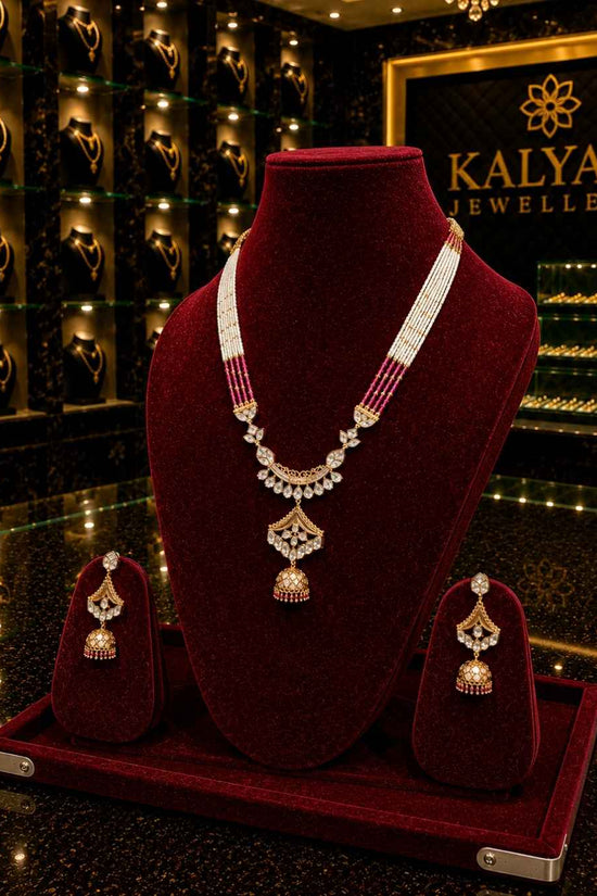 Kundal-Polki Short Necklace NS-27