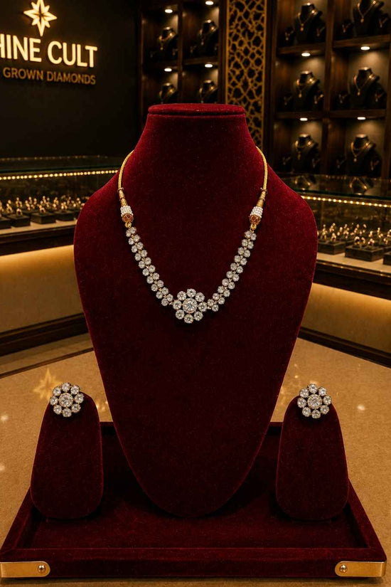 Kundal-Polki Short Necklace NS-28