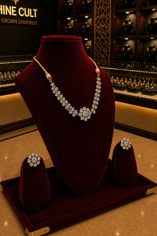 Kundal-Polki Short Necklace NS-28