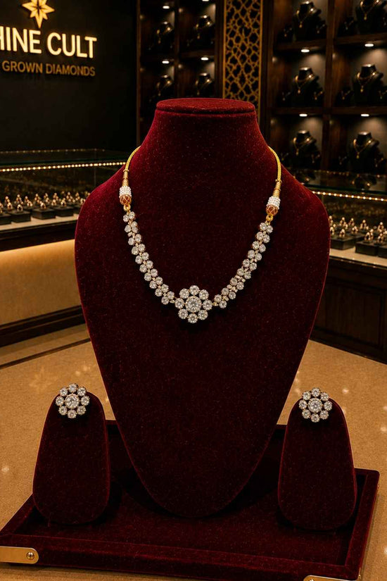 Kundal-Polki Short Necklace NS-28