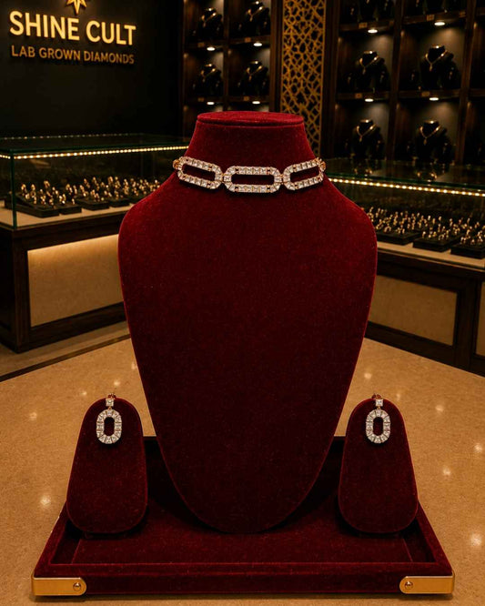 Kundal-Polki Short Necklace NS-29