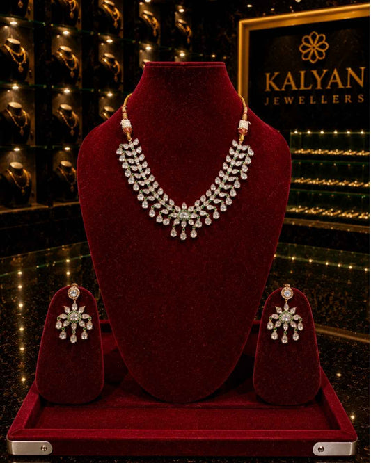 Kundal-Polki Short Necklace NS-31
