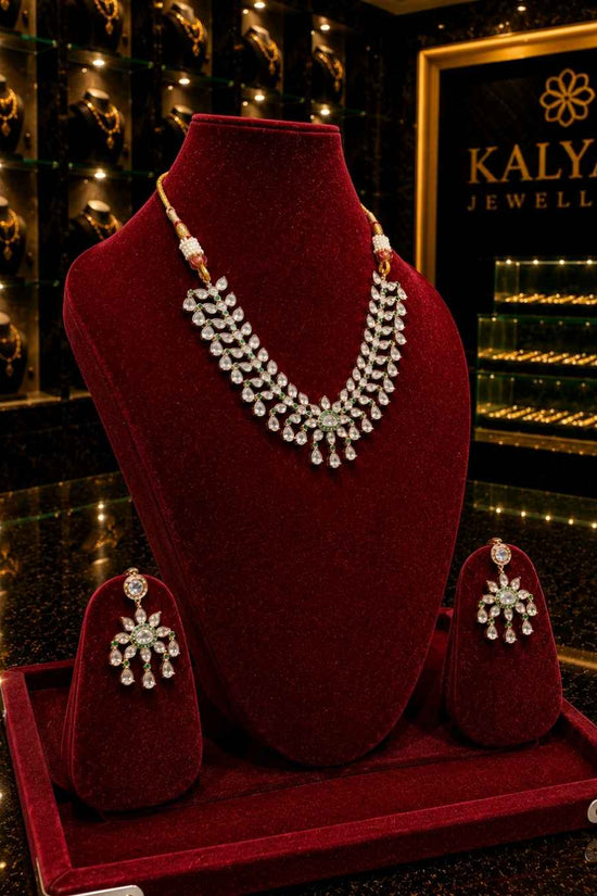 Kundal-Polki Short Necklace NS-31