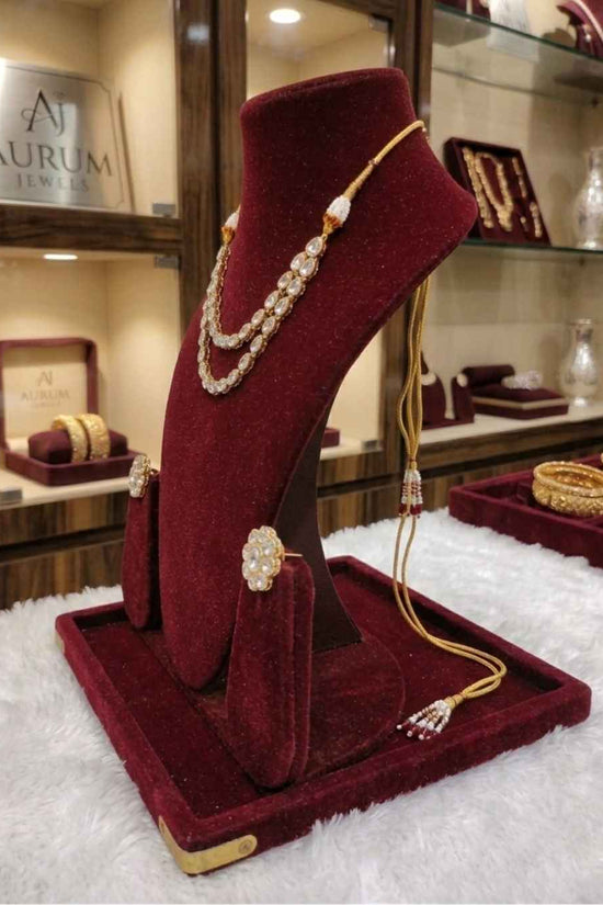 Kundal-Polki Short Necklace NS-32