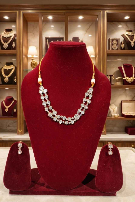 Kundal-Polki Short Necklace NS-33