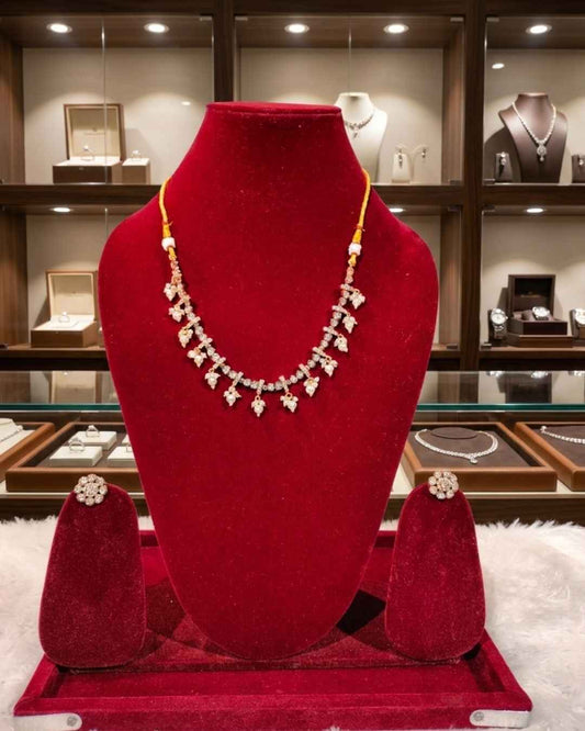 Kundal-Polki Short Necklace NS-35