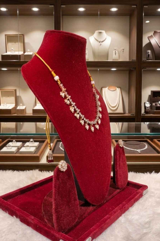 Kundal-Polki Short Necklace NS-35