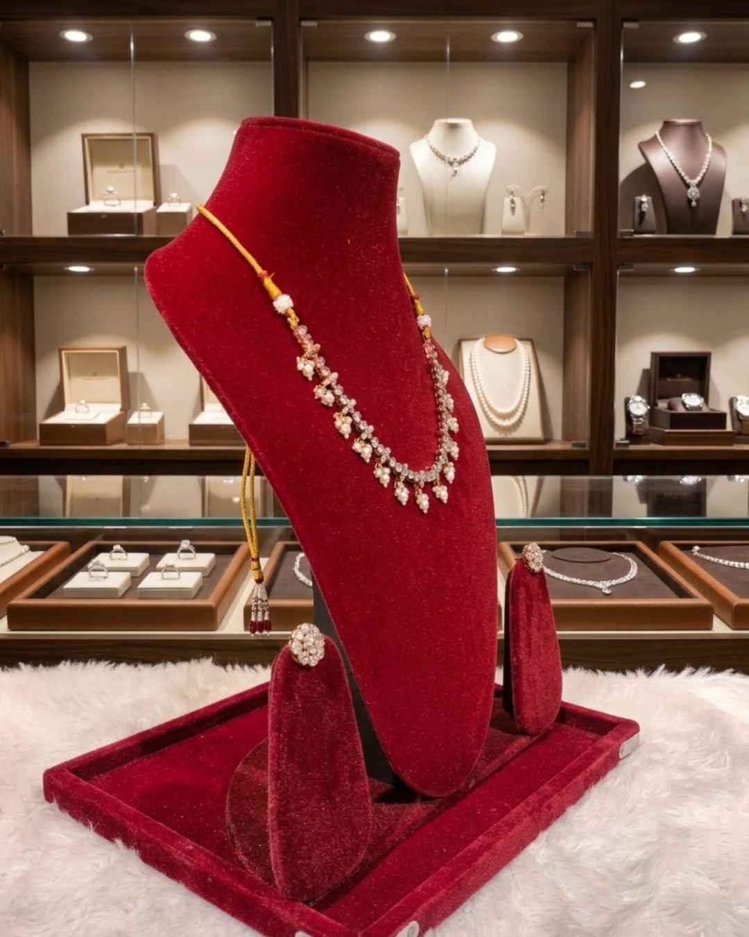 Kundal-Polki Short Necklace NS-35