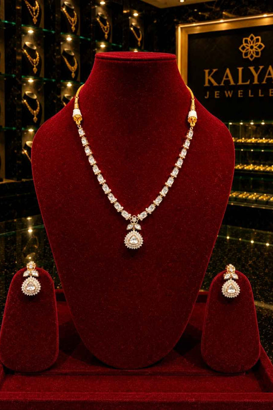 Kundal-Polki Short Necklace NS-36