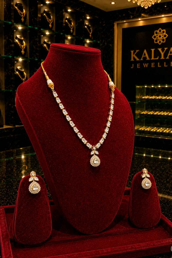 Kundal-Polki Short Necklace NS-36