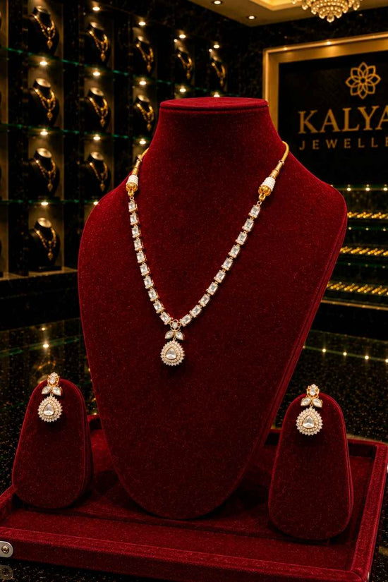 Kundal-Polki Short Necklace NS-36