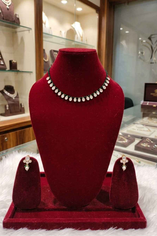 Kundal-Polki Short Necklace NS-38