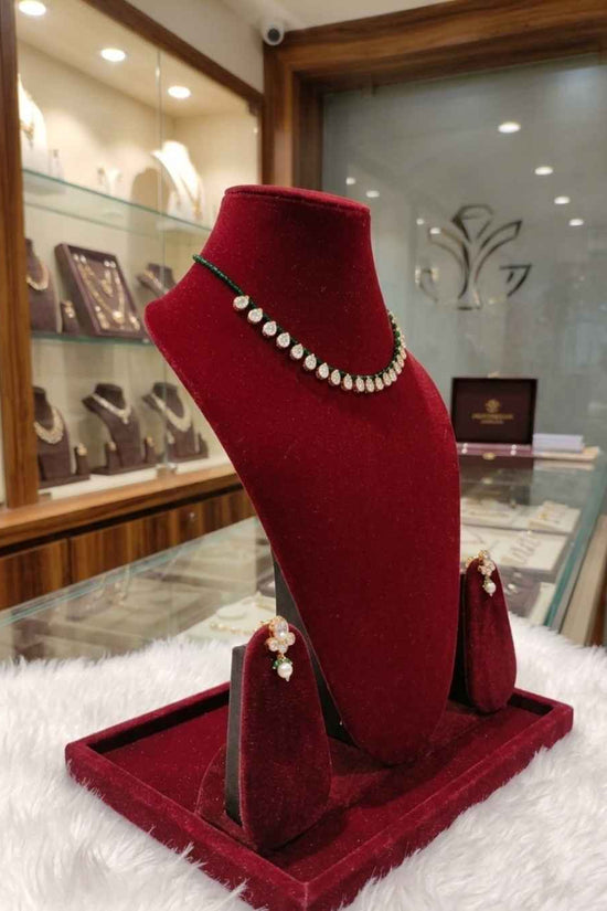 Kundal-Polki Short Necklace NS-38