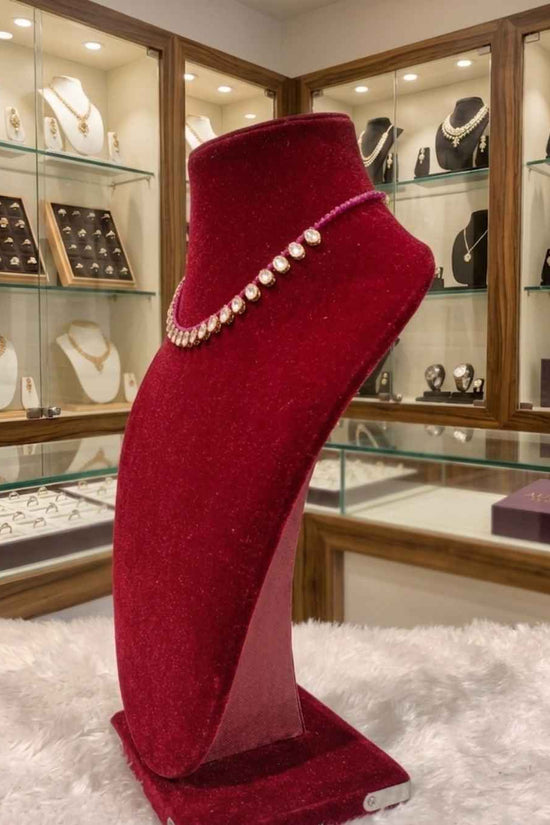 Kundal-Polki Short Necklace NS-39
