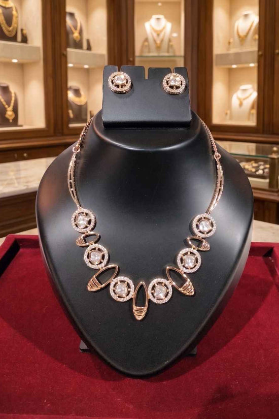 Kundal-Polki Short Necklace NS-40