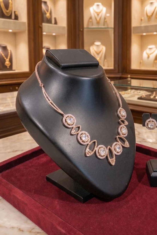 Kundal-Polki Short Necklace NS-40