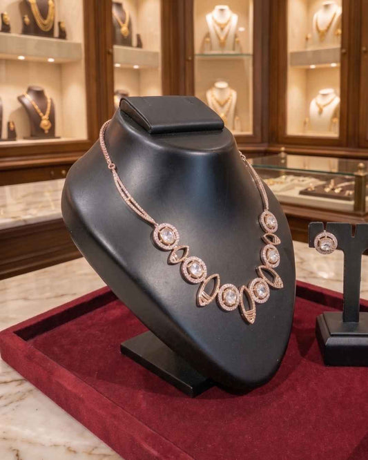 Kundal-Polki Short Necklace NS-40