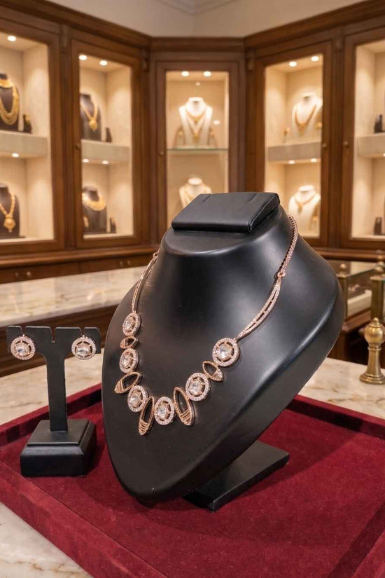 Kundal-Polki Short Necklace NS-40